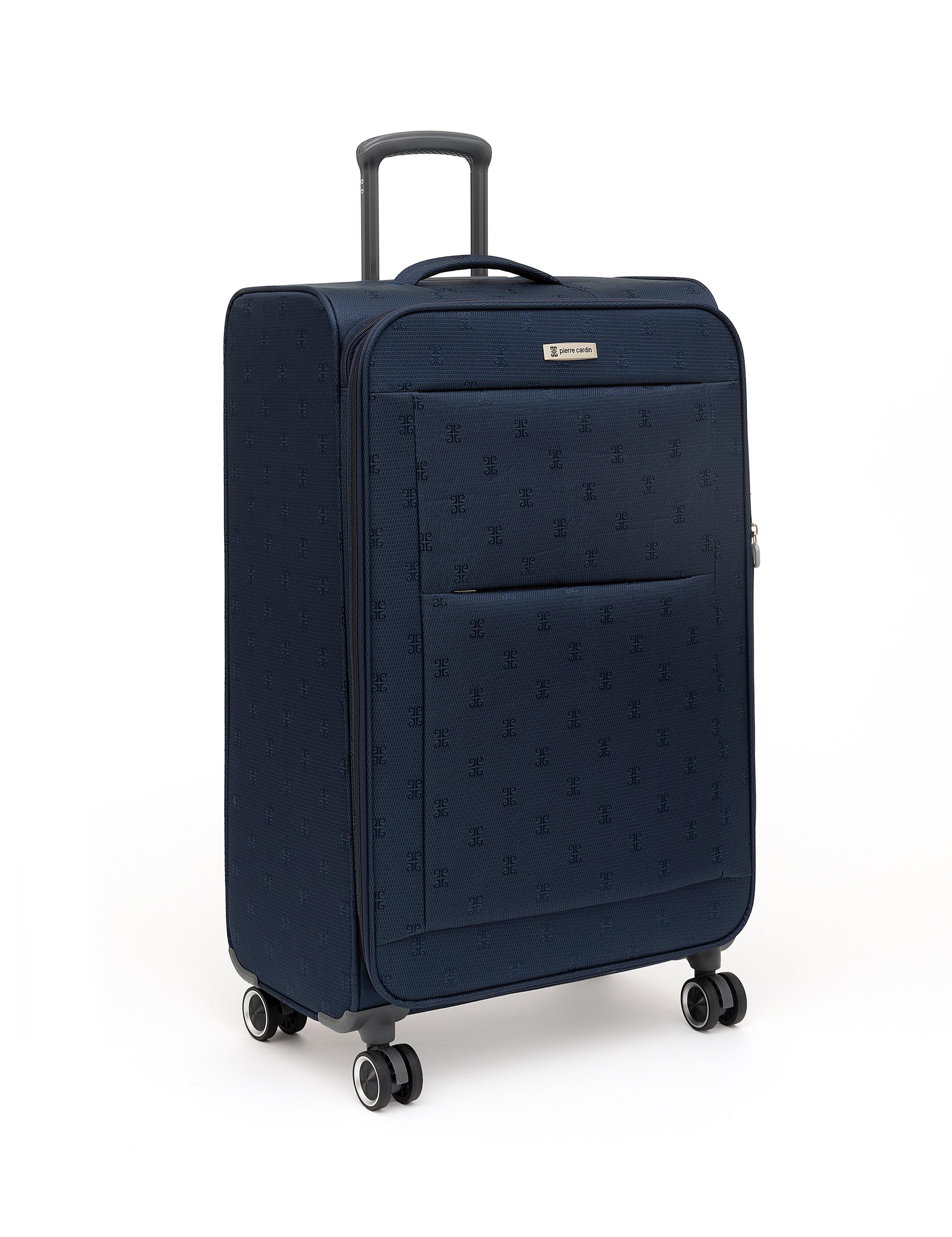 Lacivert Büyük Boy Kumaş Valiz