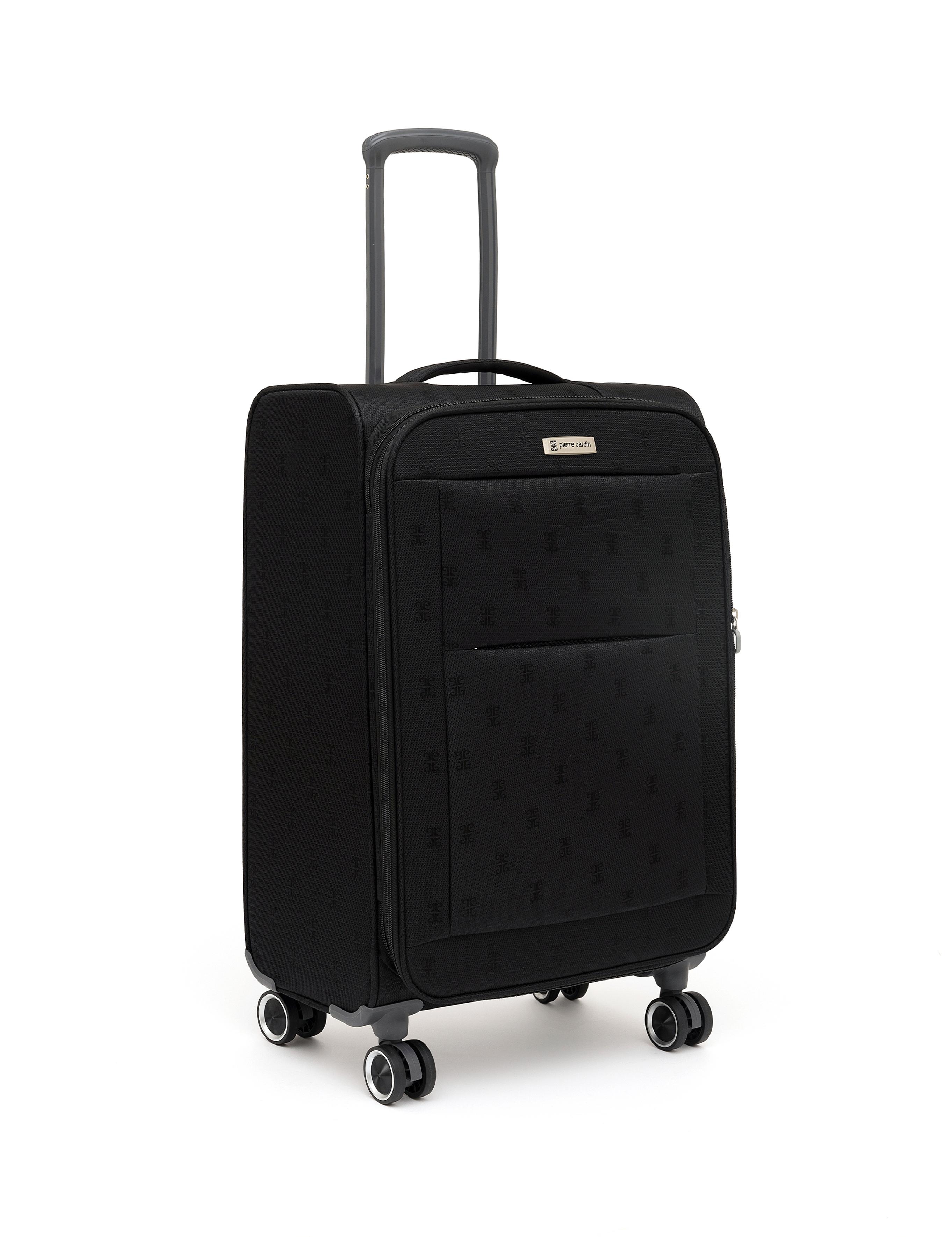 Siyah Orta Boy Kumaş Valiz