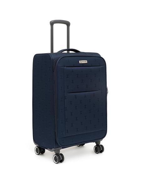 Lacivert Orta Boy Kumaş Valiz - 50293612002