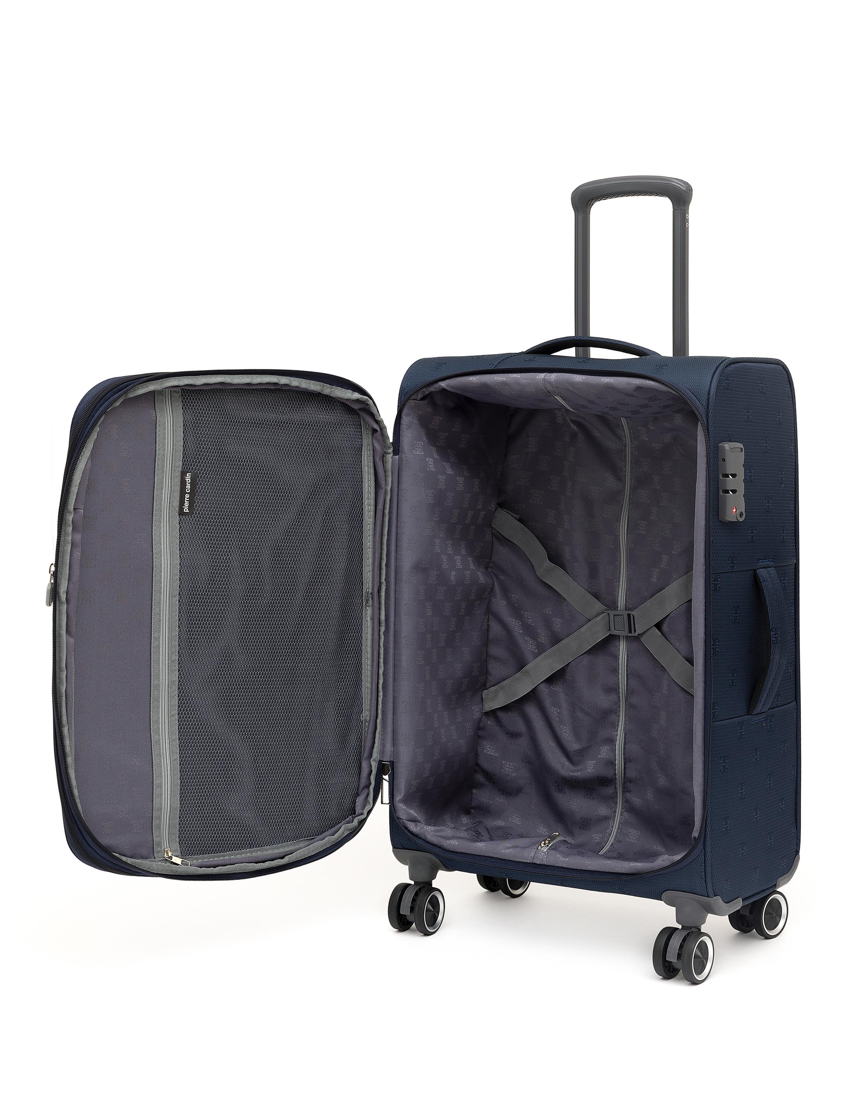 Lacivert Orta Boy Kumaş Valiz