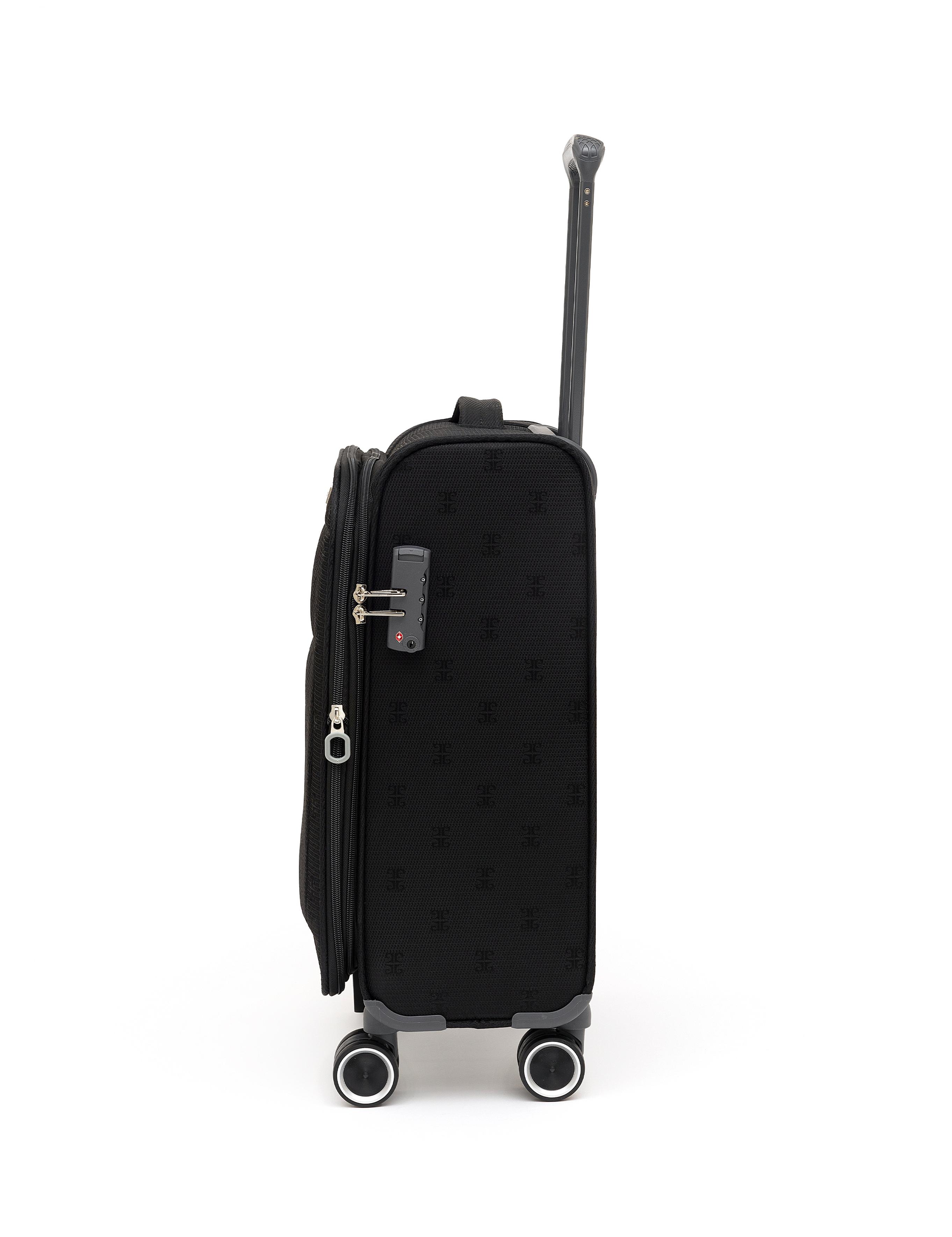 Siyah Kabin Boy Kumaş Valiz