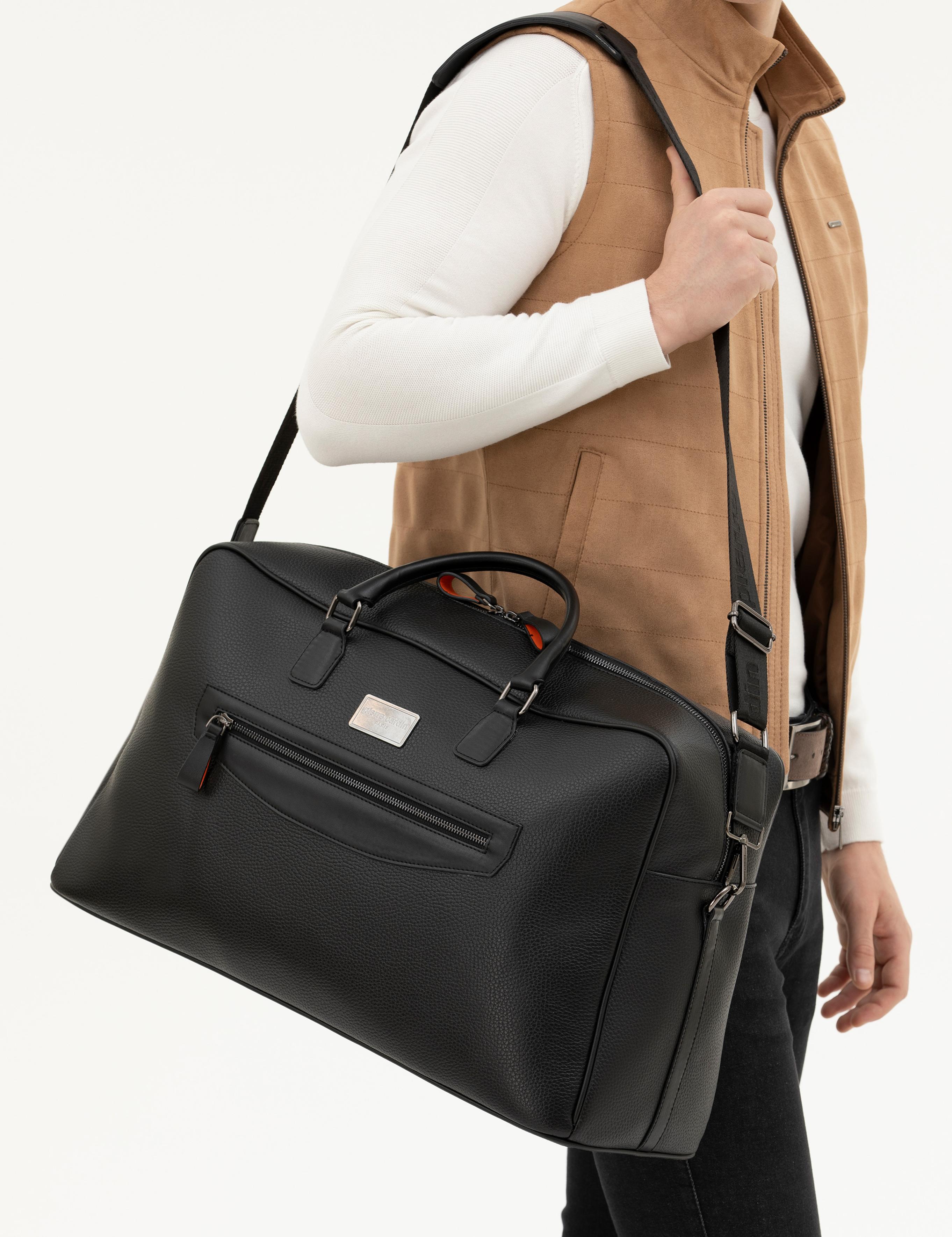 Erkek Siyah Spor Seyahat Çantası