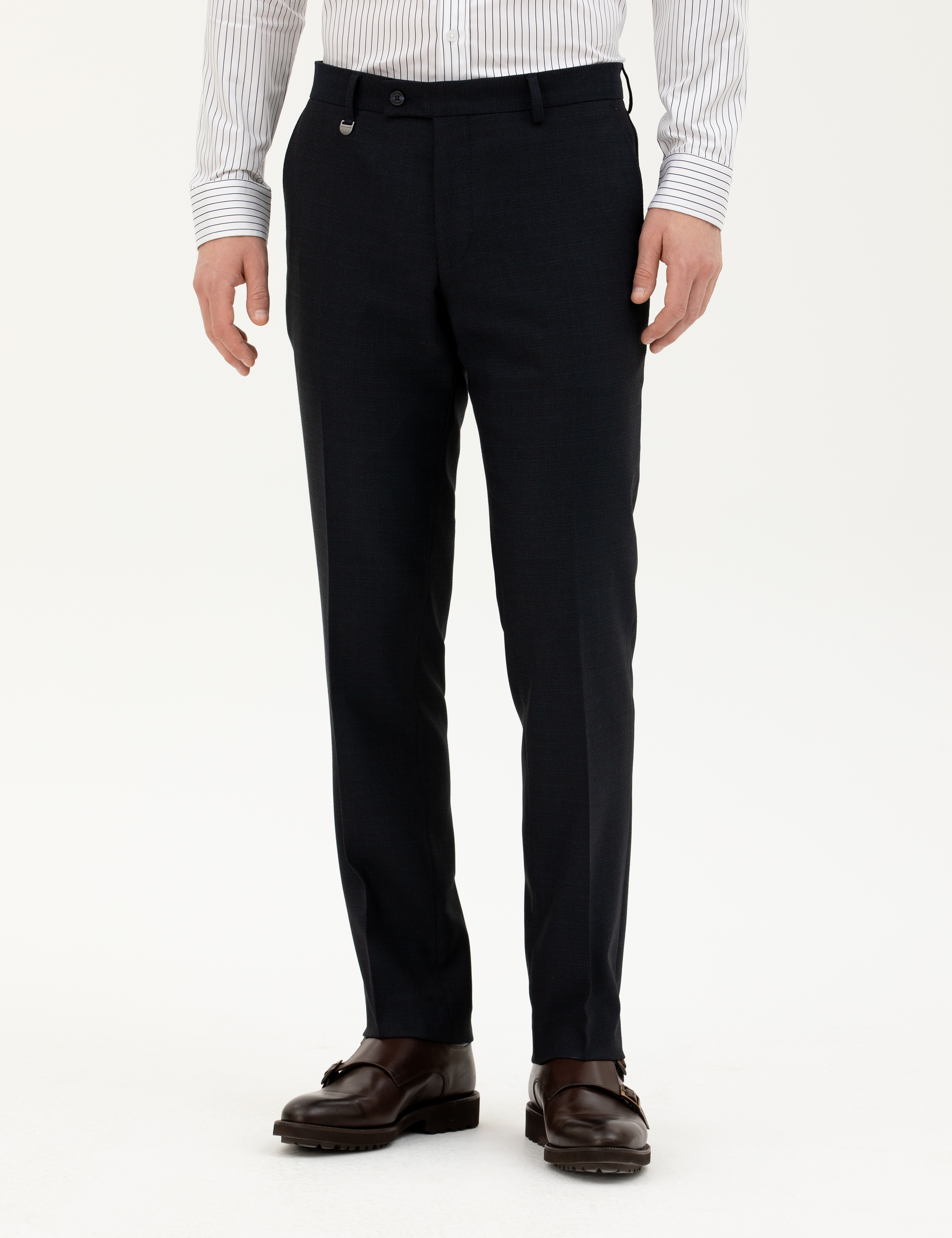 Lacivert Slim Fit Kumaş Pantolon