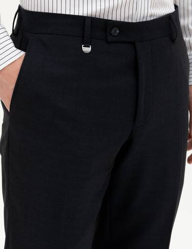 Lacivert Slim Fit Kumaş Pantolon