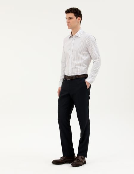 Lacivert Slim Fit Kumaş Pantolon - 50288249047