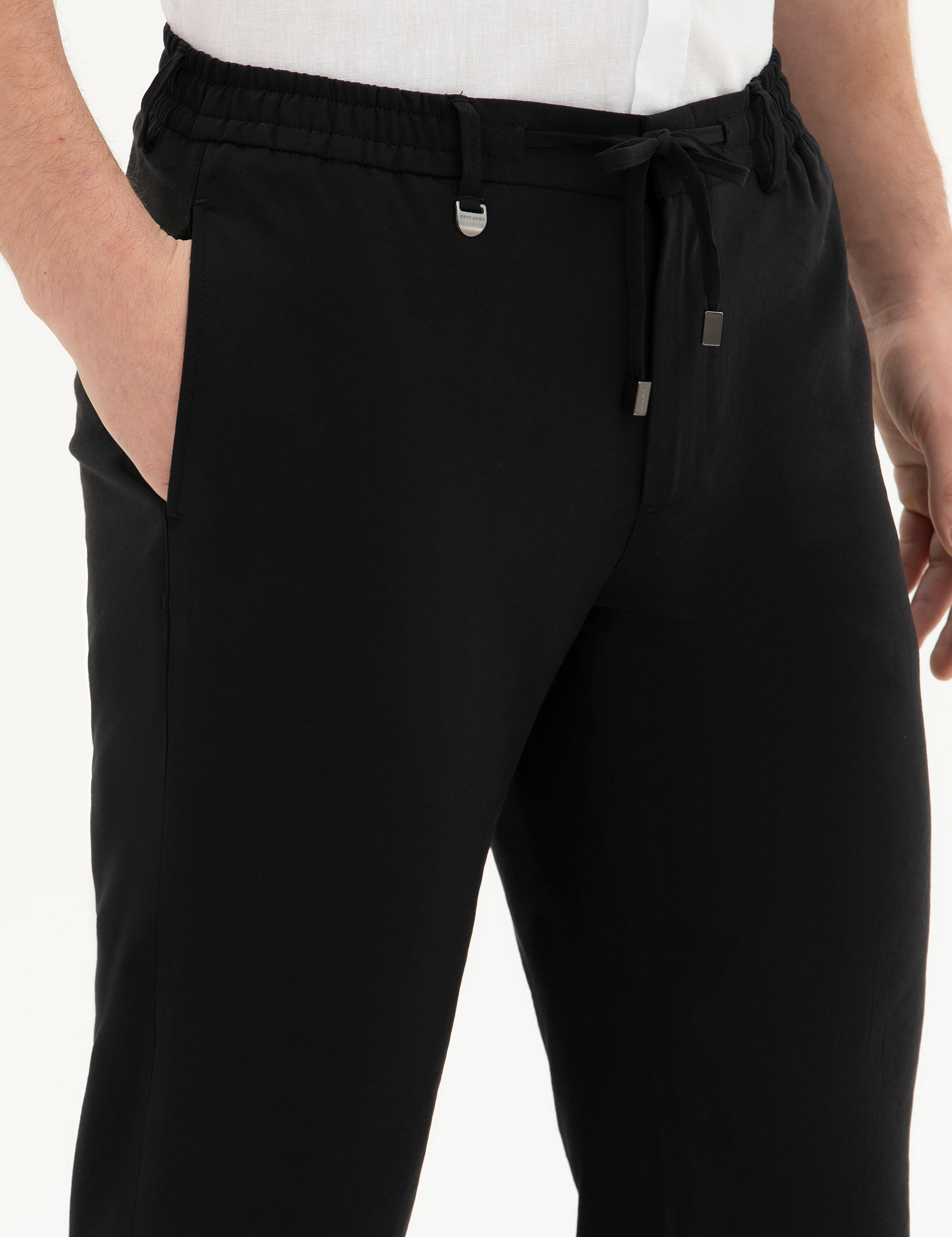 Siyah Slim Fit Kumaş Pantolon