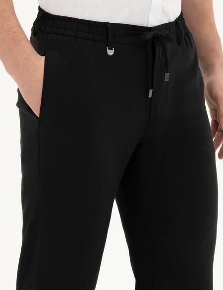 Siyah Slim Fit Kumaş Pantolon - 50287505021