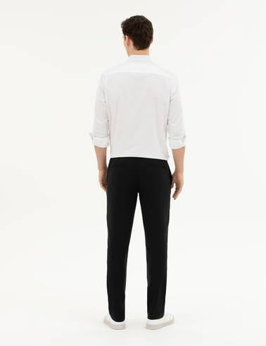 Siyah Slim Fit Kumaş Pantolon