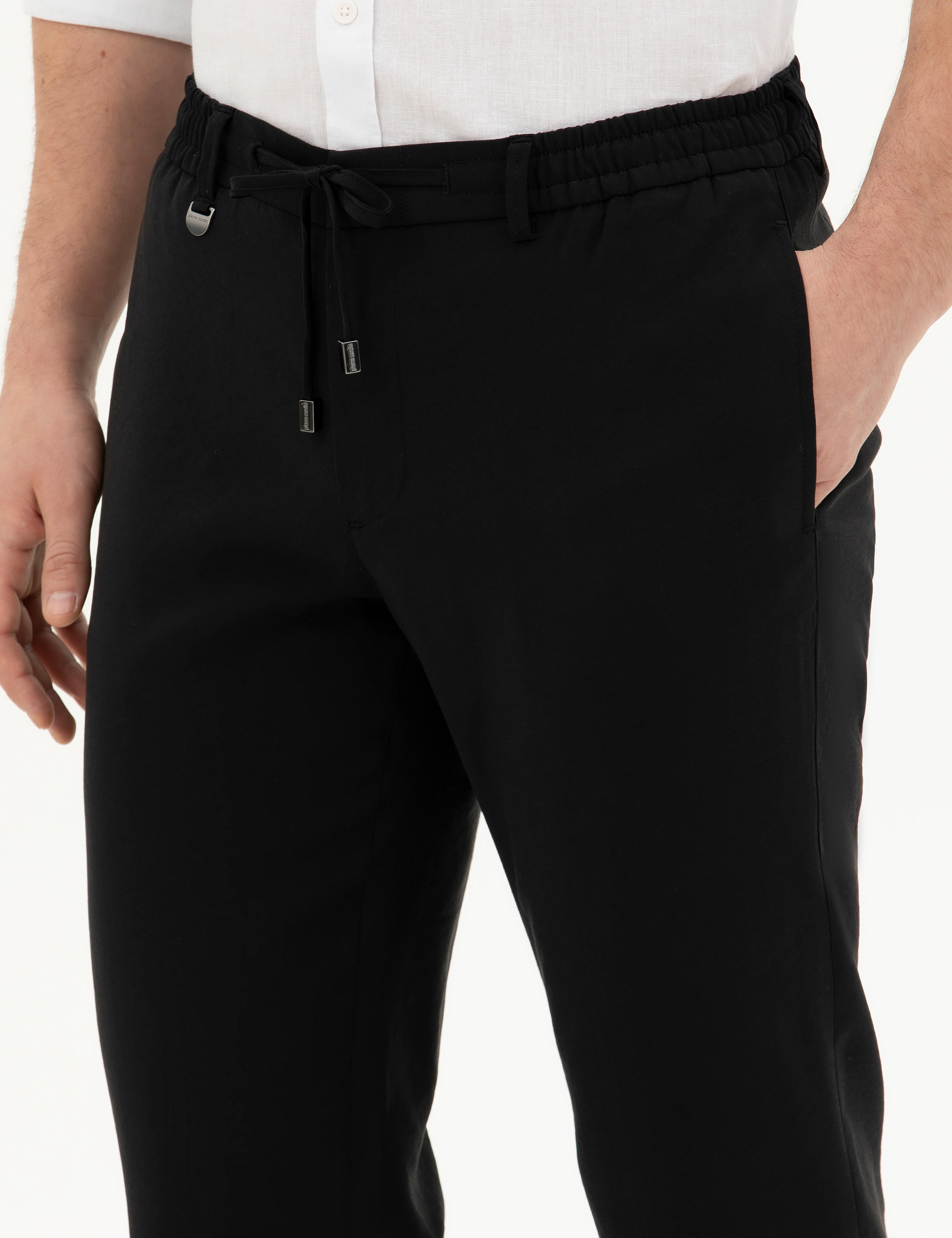 Siyah Slim Fit Kumaş Pantolon