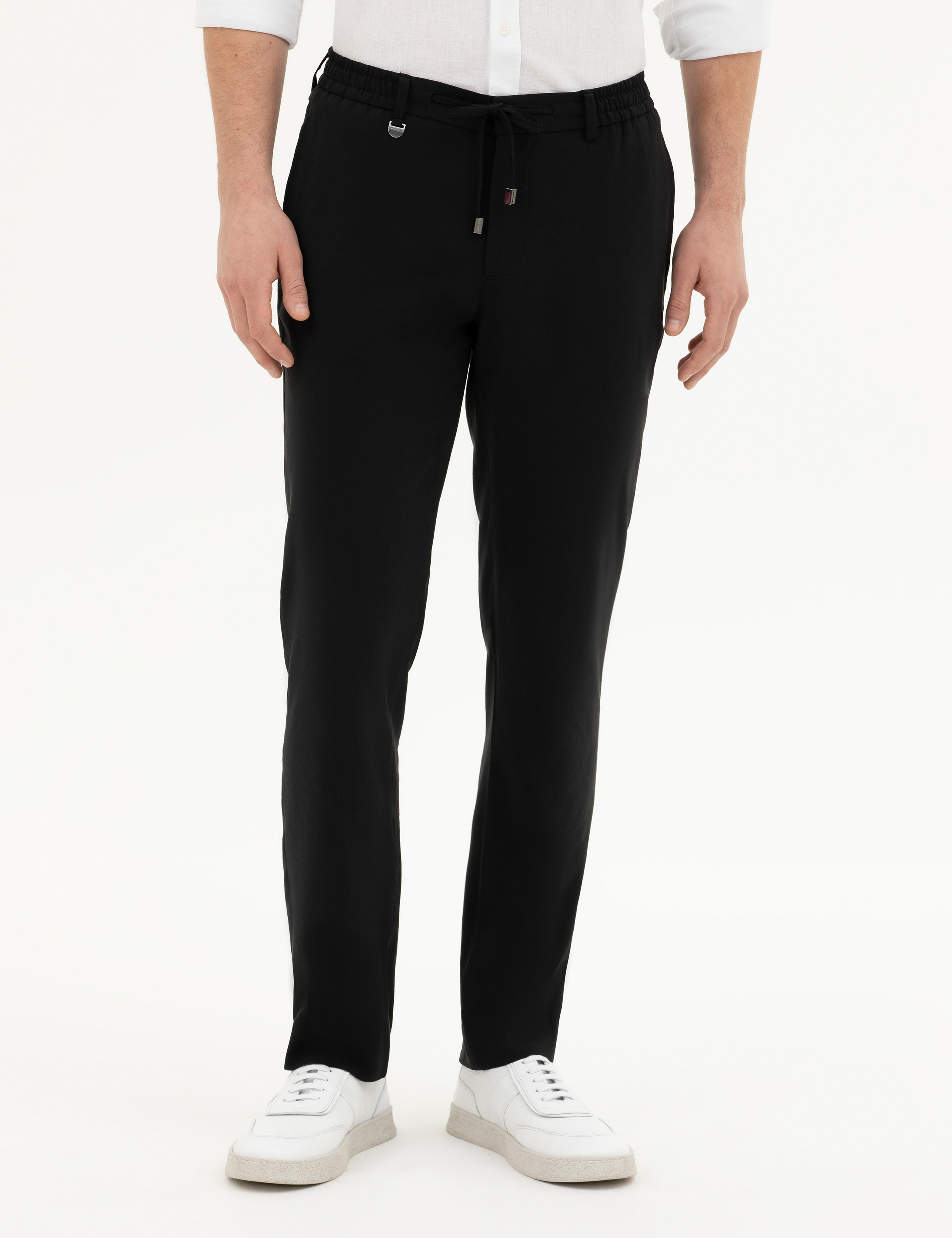 Siyah Slim Fit Kumaş Pantolon