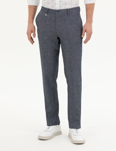 Lacivert Slim Fit Kumaş Pantolon - 50288647090