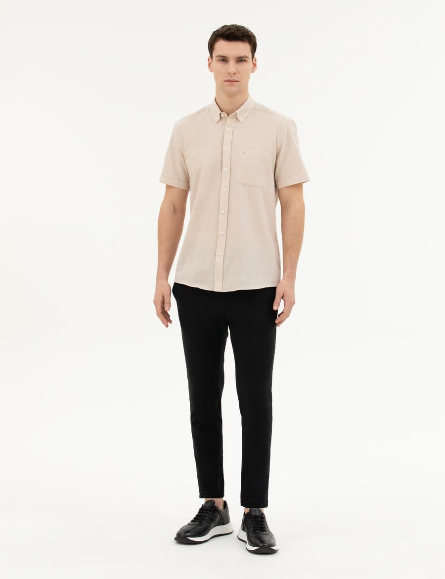 Siyah Kumaş Pantolon