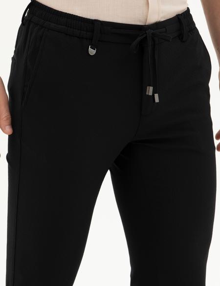 Siyah Kumaş Pantolon - 50291431009