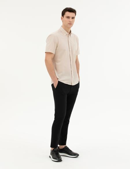 Siyah Kumaş Pantolon - 50291431009