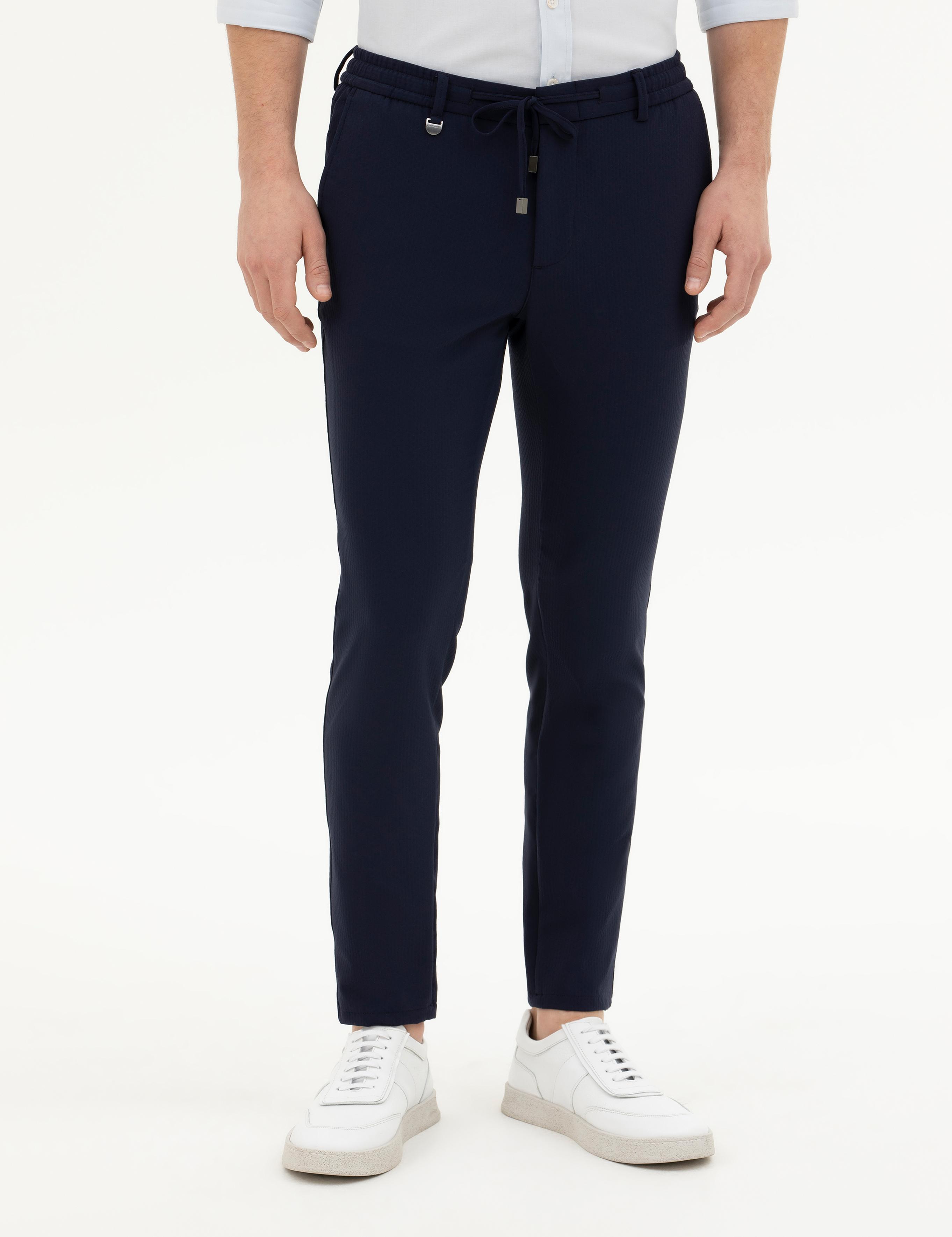 Lacivert Kumaş Pantolon