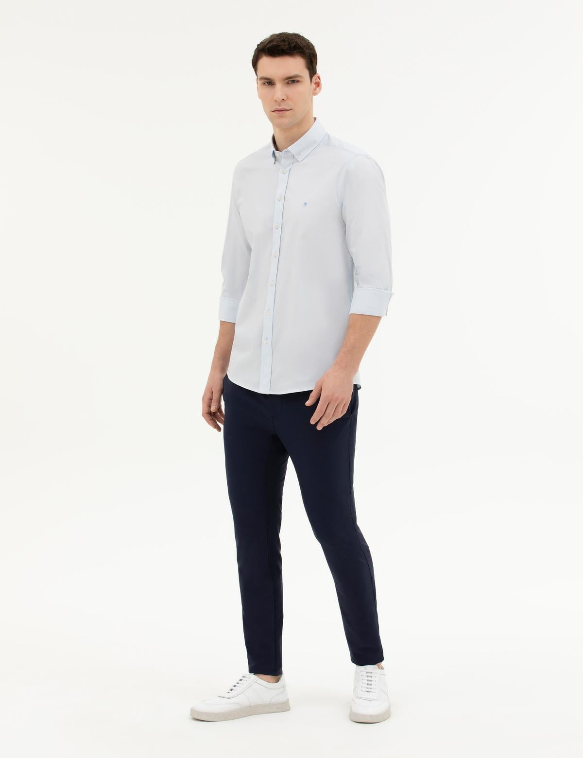 Lacivert Kumaş Pantolon - 50291431057