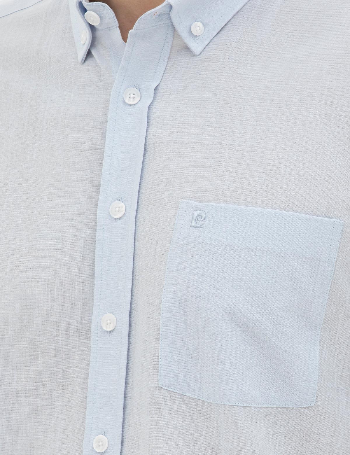 Açık Mavi Regular Fit Kısa Kollu Gömlek - 50284267102