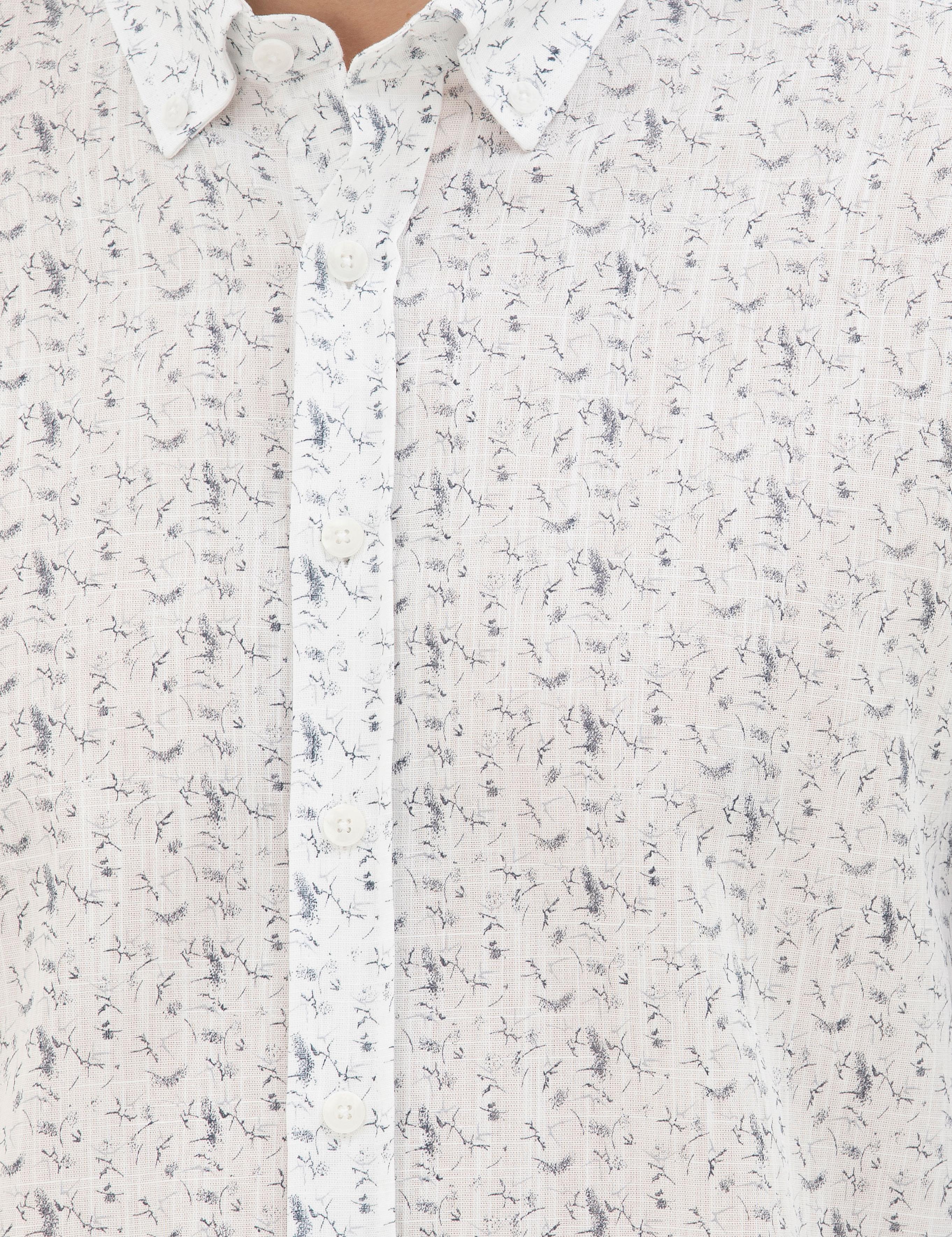 Lacivert Slim Fit Uzun Kollu Gömlek