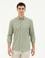 Yeşil Slim Fit Uzun Kollu Gömlek