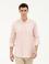 Açık Pembe Slim Fit Uzun Kollu Gömlek