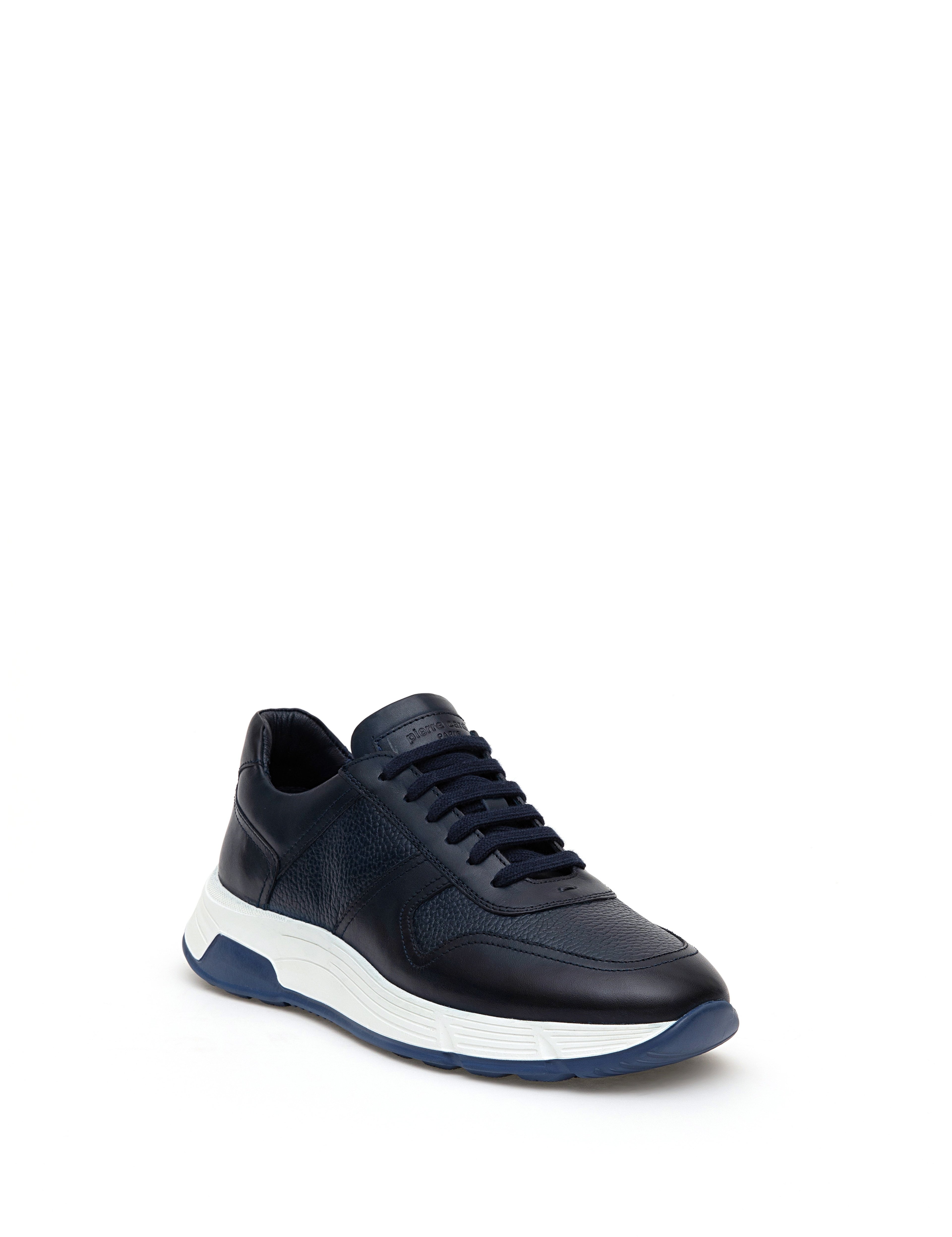 Lacivert %100 Deri Sneaker - Image 2