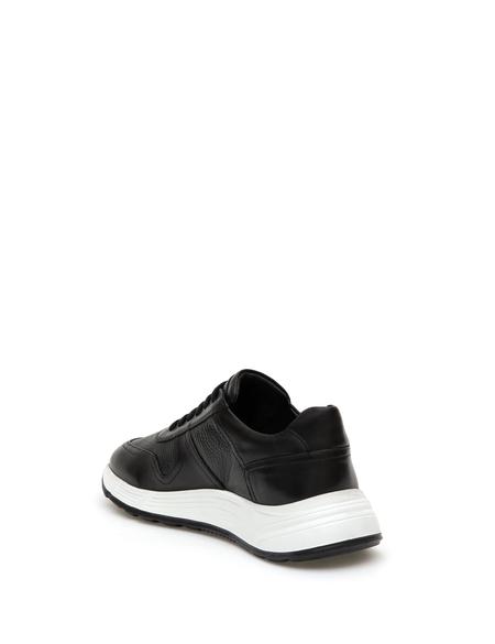 Siyah %100 Deri Sneaker - 50288734014