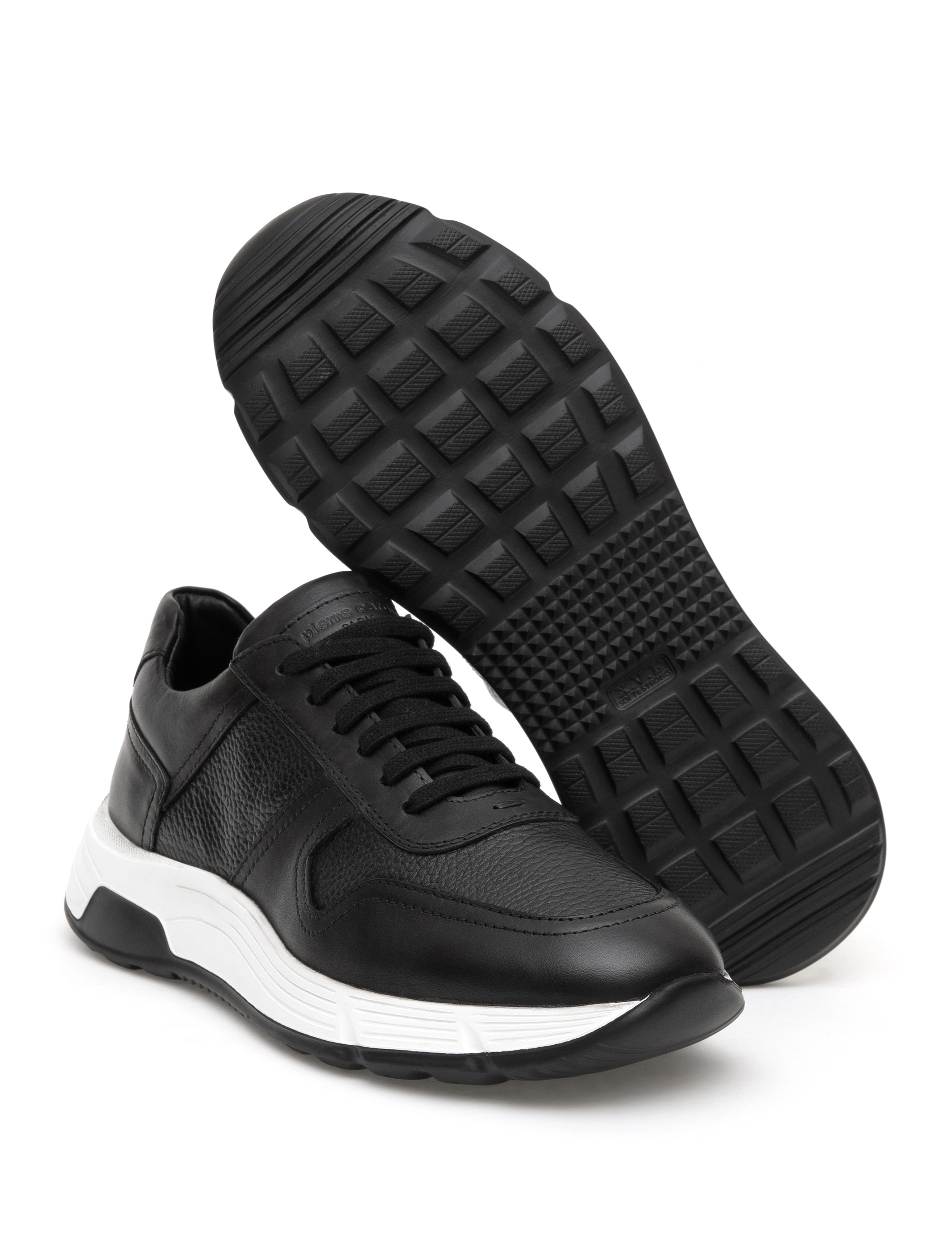 Siyah %100 Deri Sneaker