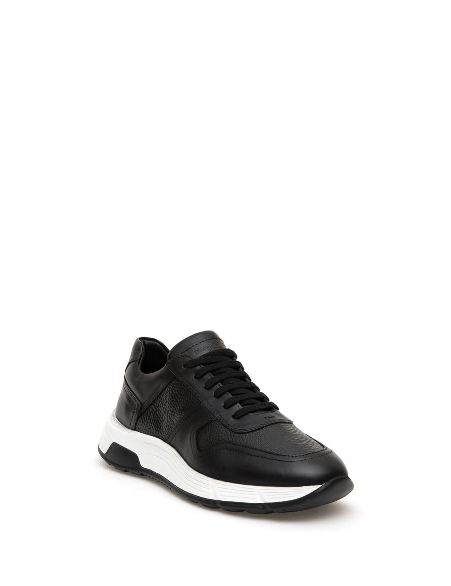 Siyah %100 Deri Sneaker