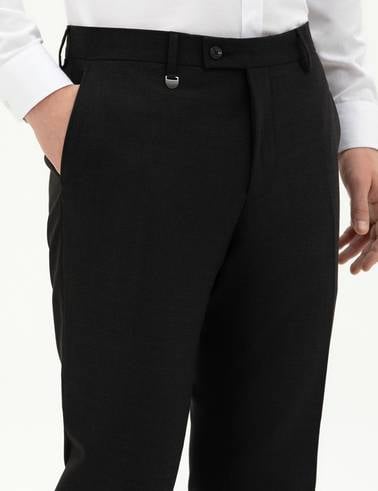 Siyah Slim Fit Kumaş Pantolon