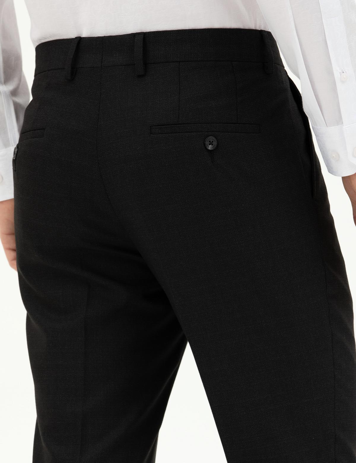 Siyah Slim Fit Kumaş Pantolon - 50288249008