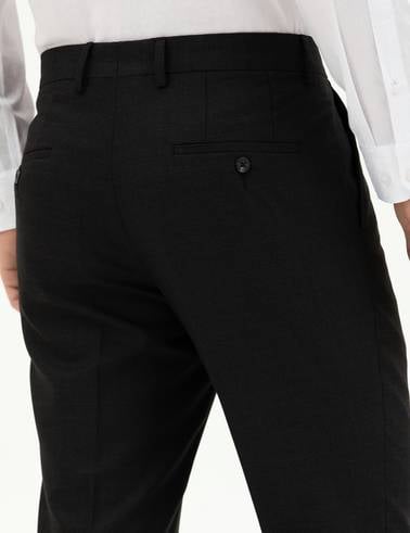 Siyah Slim Fit Kumaş Pantolon