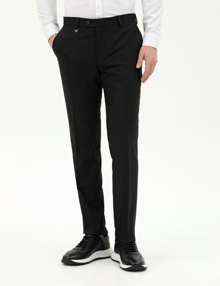 Siyah Slim Fit Kumaş Pantolon - 50288249008