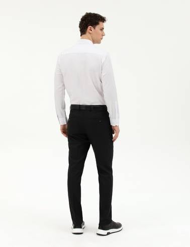 Siyah Slim Fit Kumaş Pantolon