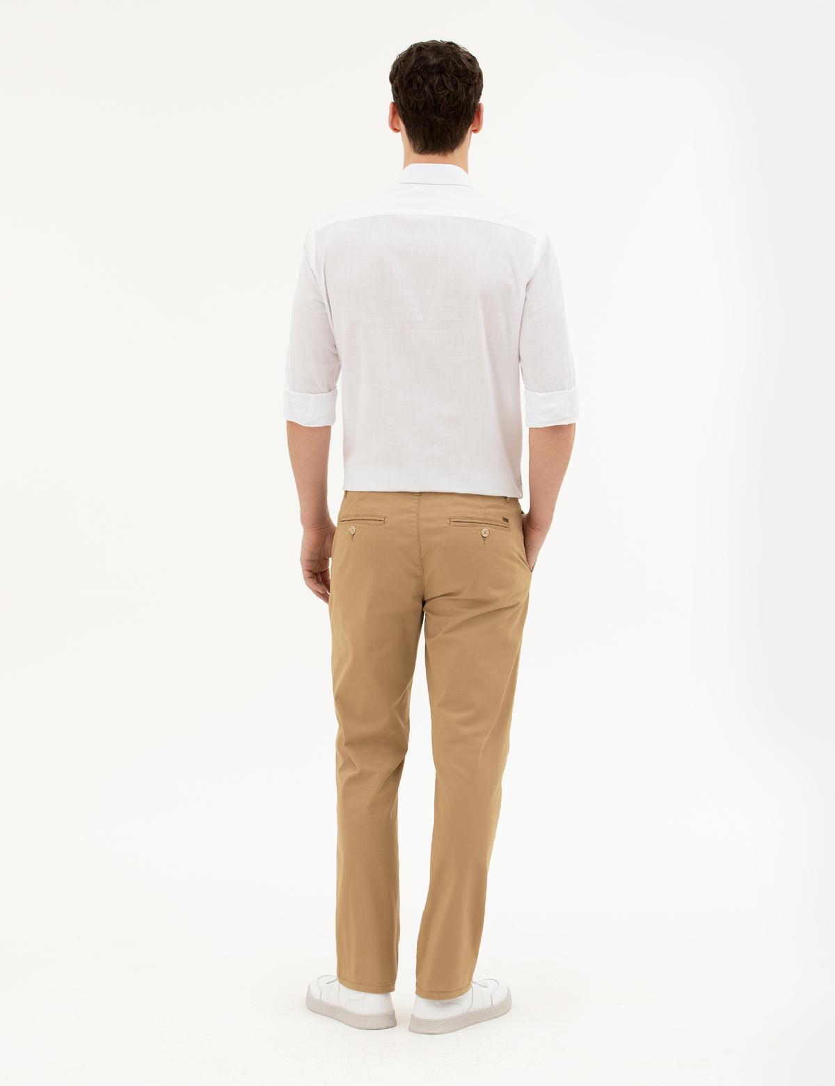 Camel Regular Fit Kanvas Pantolon - 50288510282