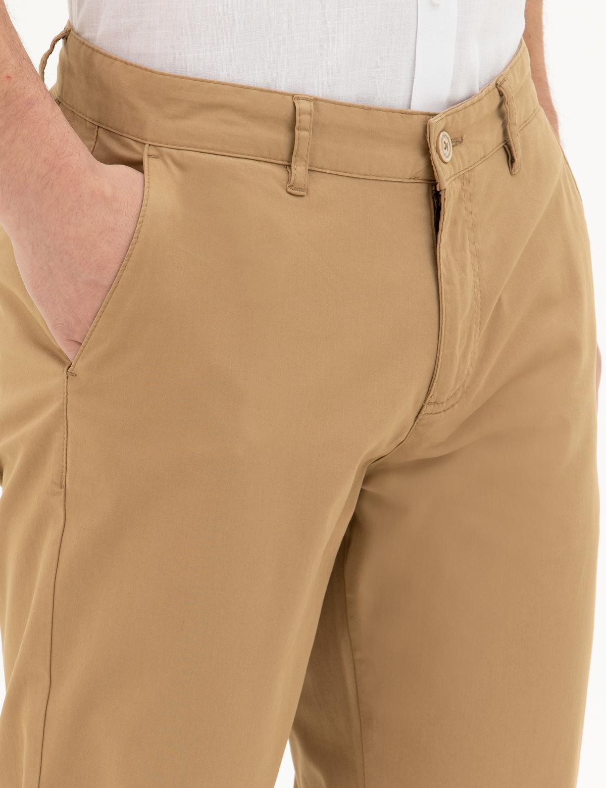 Camel Regular Fit Kanvas Pantolon - 50288510282