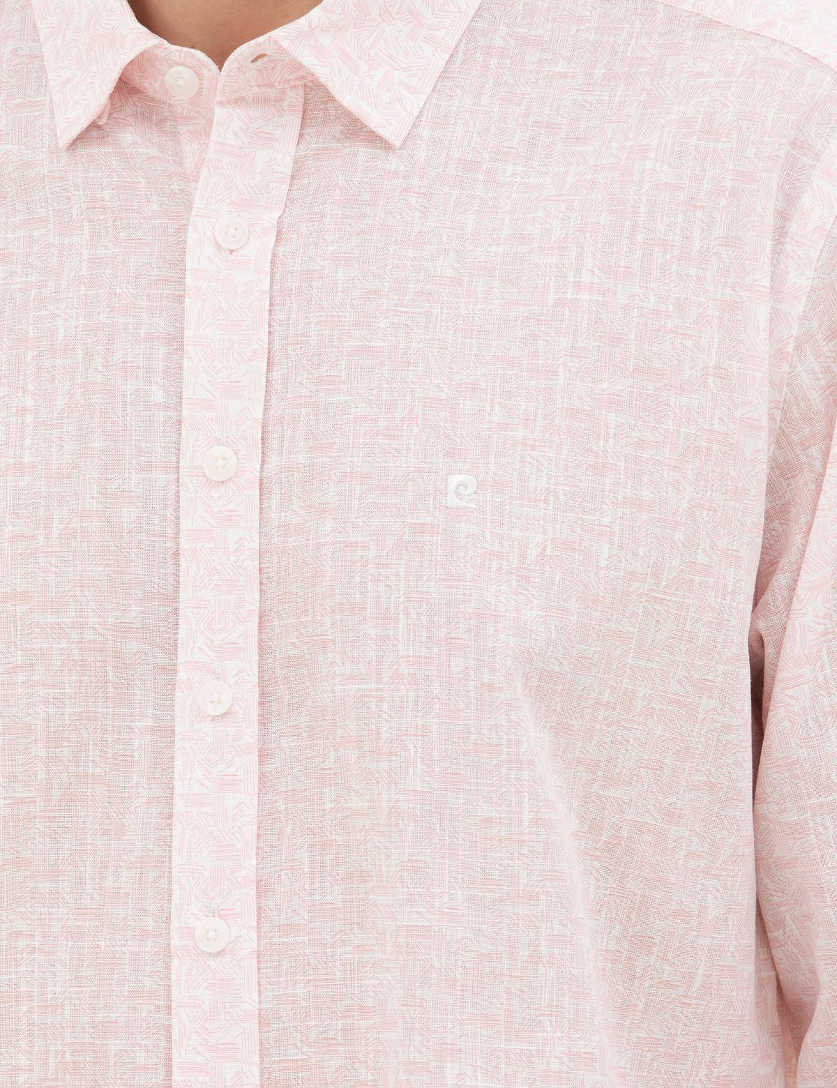 Açık Pembe Regular Fit Uzun Kollu Gömlek - 50284926005