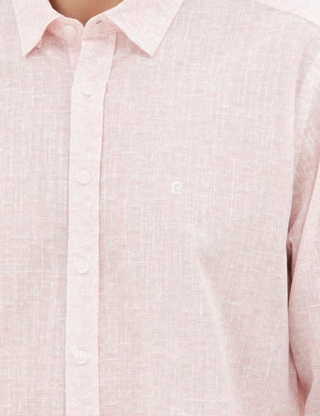 Açık Pembe Regular Fit Uzun Kollu Gömlek - 50284926005