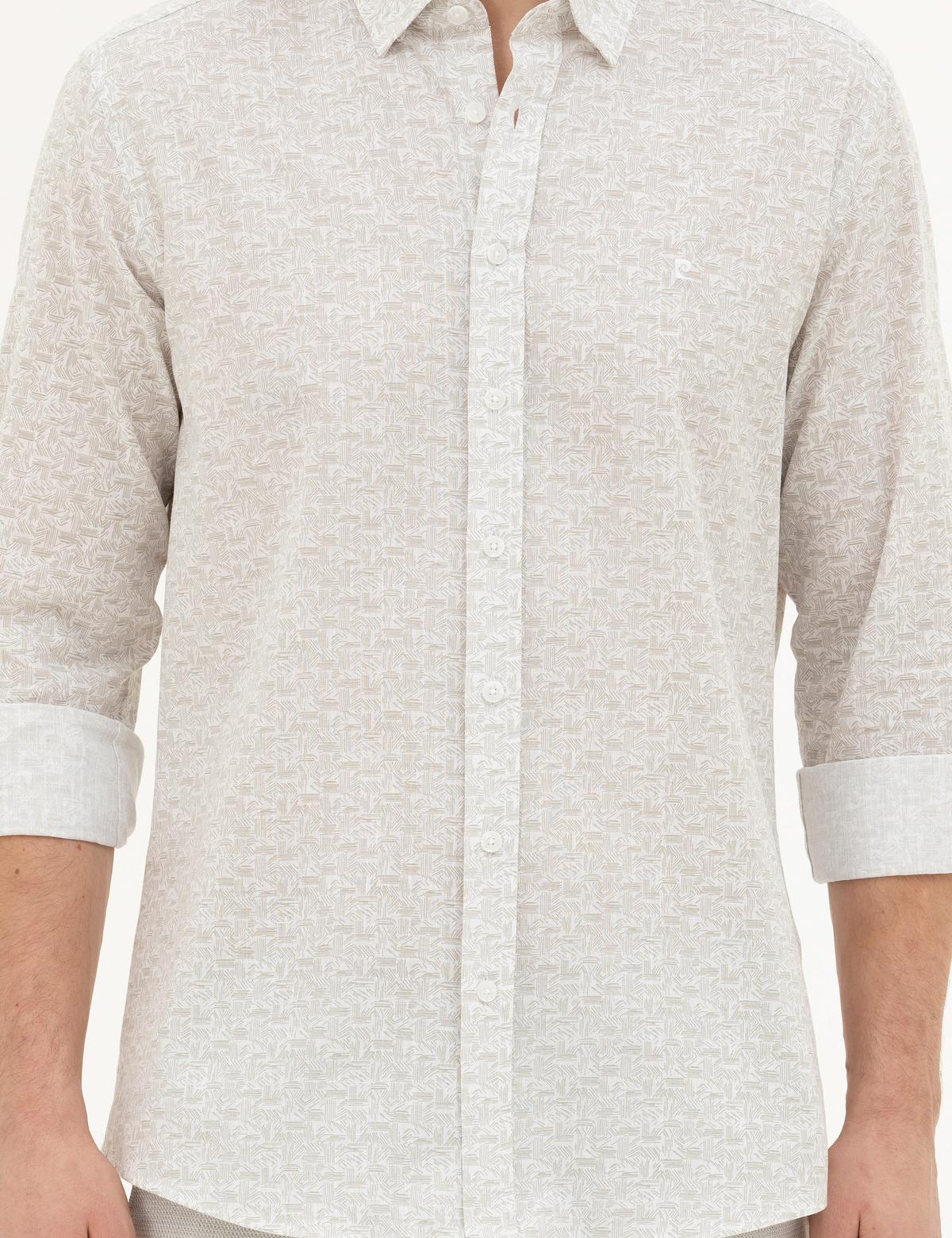 Yeşil Regular Fit Uzun Kollu Gömlek - 50284926025