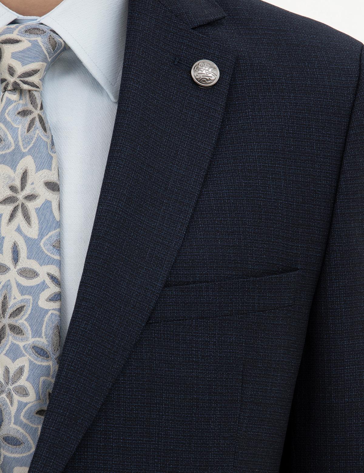 Lacivert Ex. Slim Fit Yün Takım Elbise - 50285269008