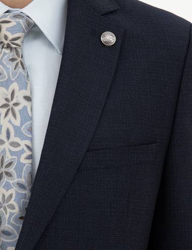 Lacivert Ex. Slim Fit Yün Takım Elbise