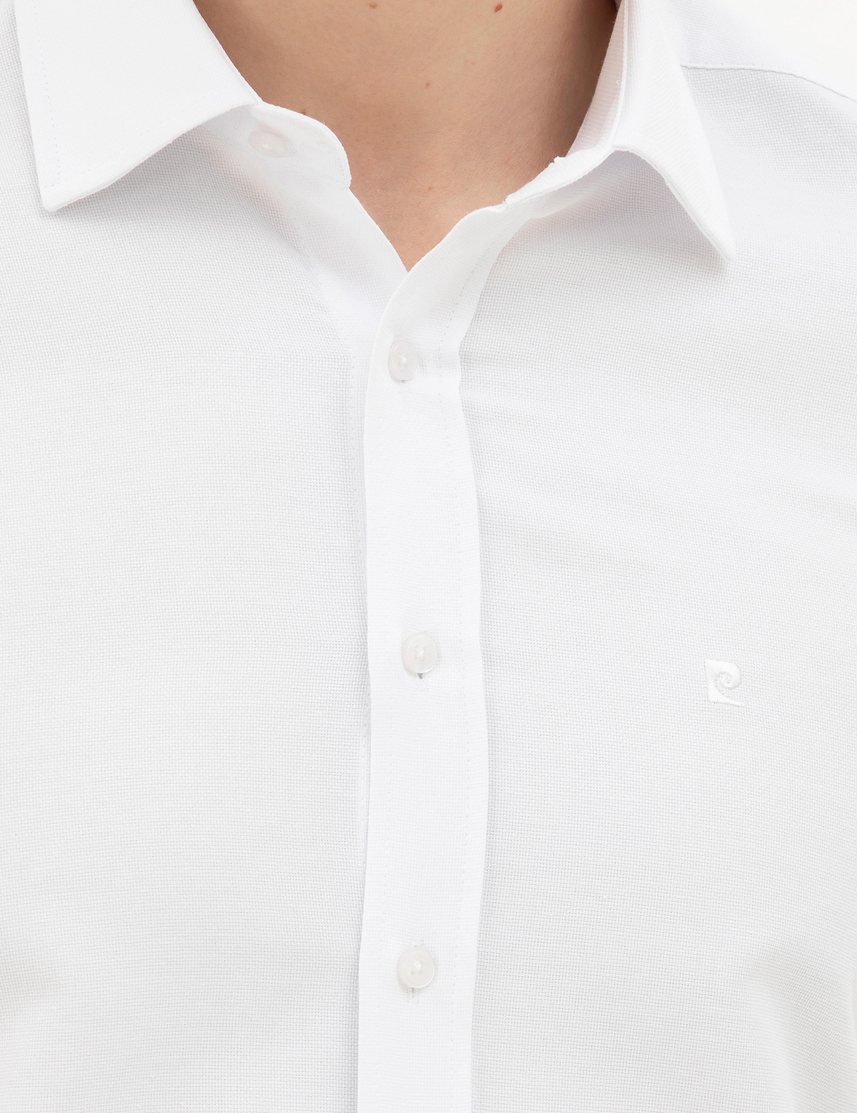 Beyaz Slim Fit Uzun Kollu Gömlek