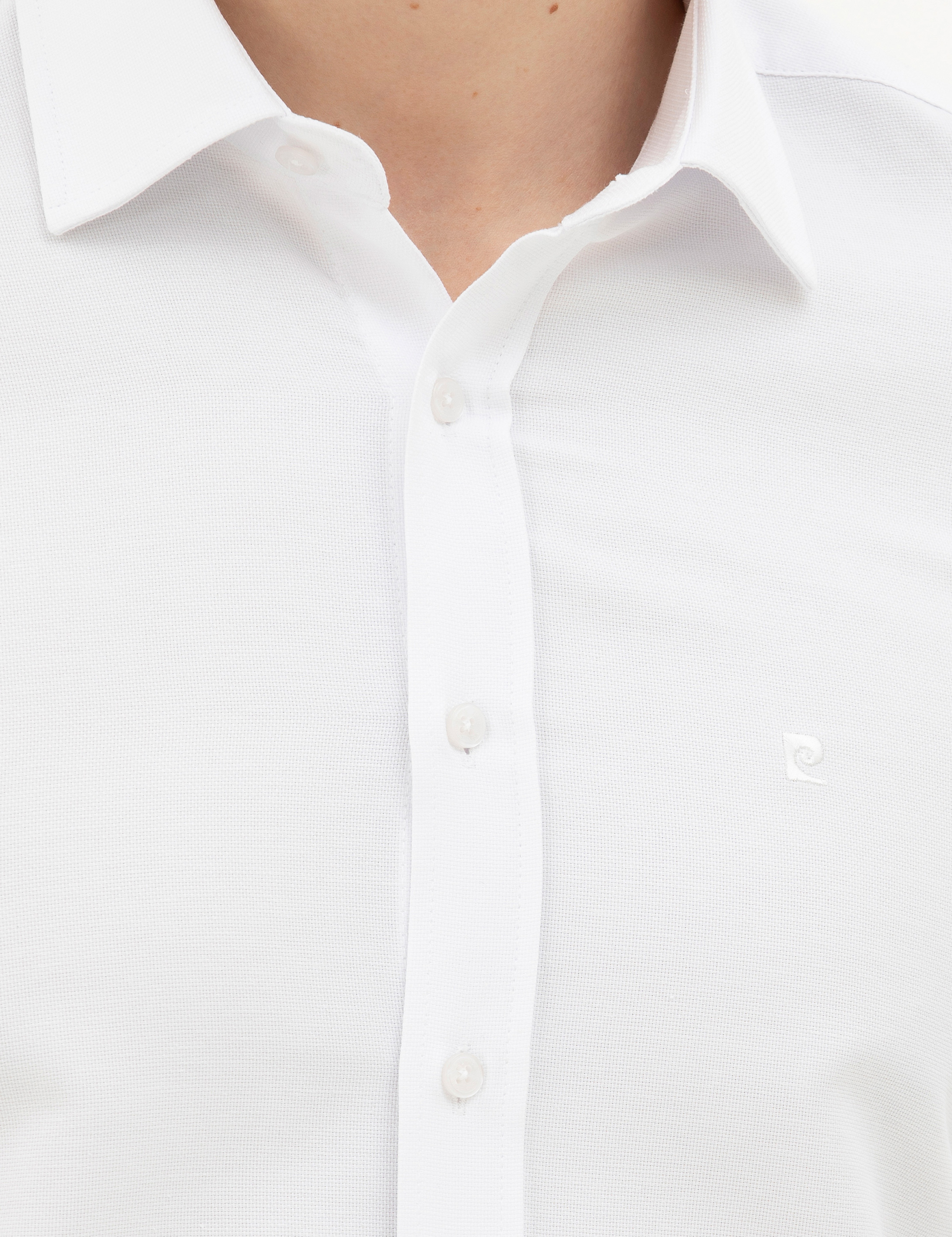 Beyaz Slim Fit Uzun Kollu Gömlek - Image 7