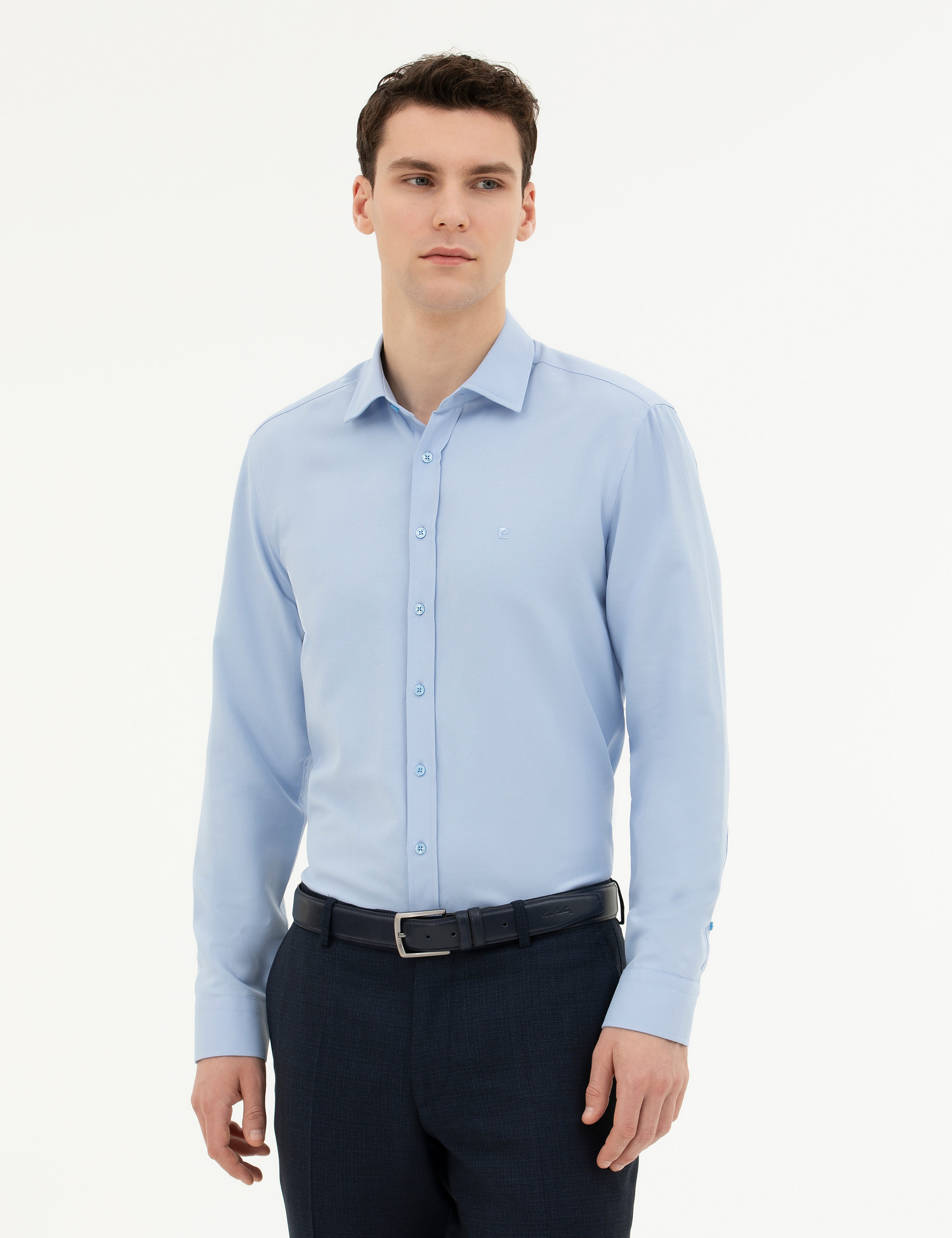 Saks Slim Fit Uzun Kollu Gömlek - Image 1