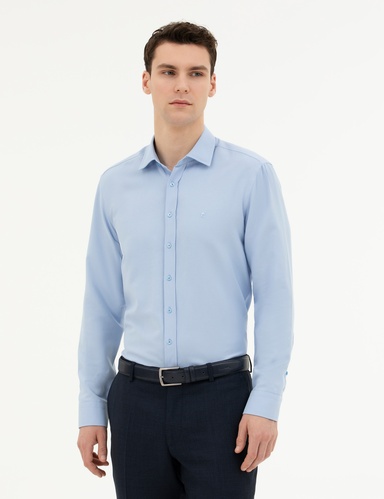 Saks Slim Fit Uzun Kollu Gömlek