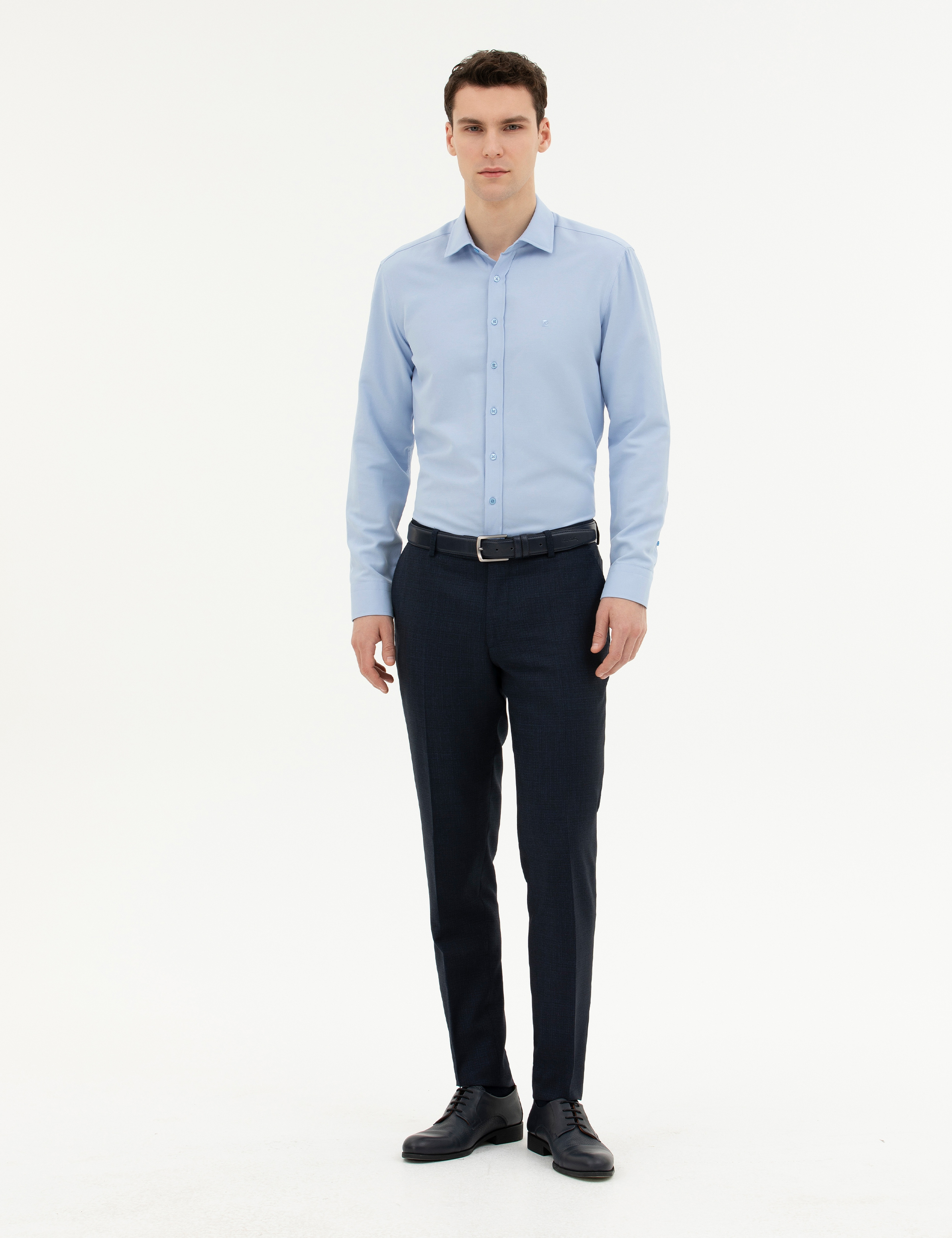 Saks Slim Fit Uzun Kollu Gömlek - Image 4