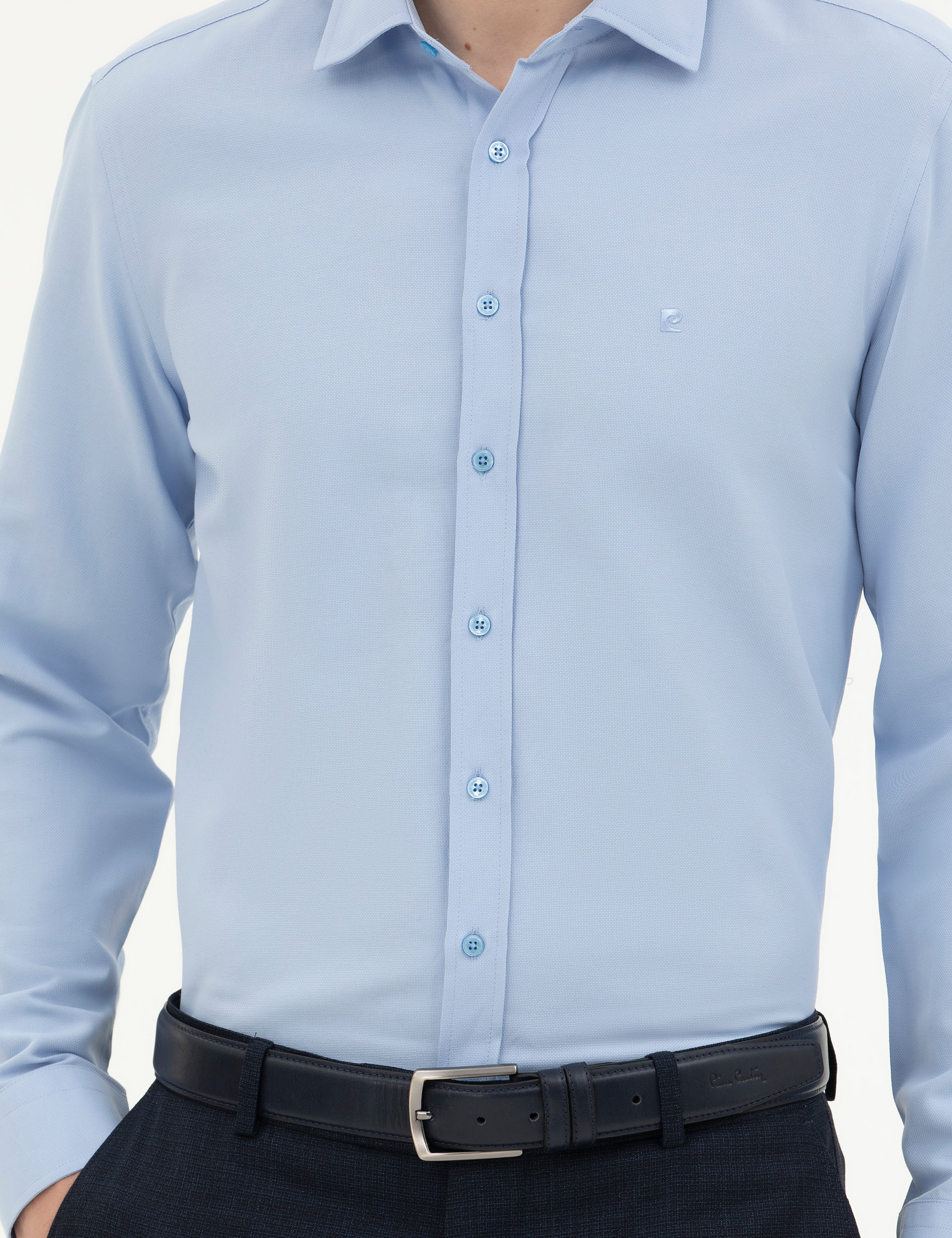 Saks Slim Fit Uzun Kollu Gömlek - Image 6