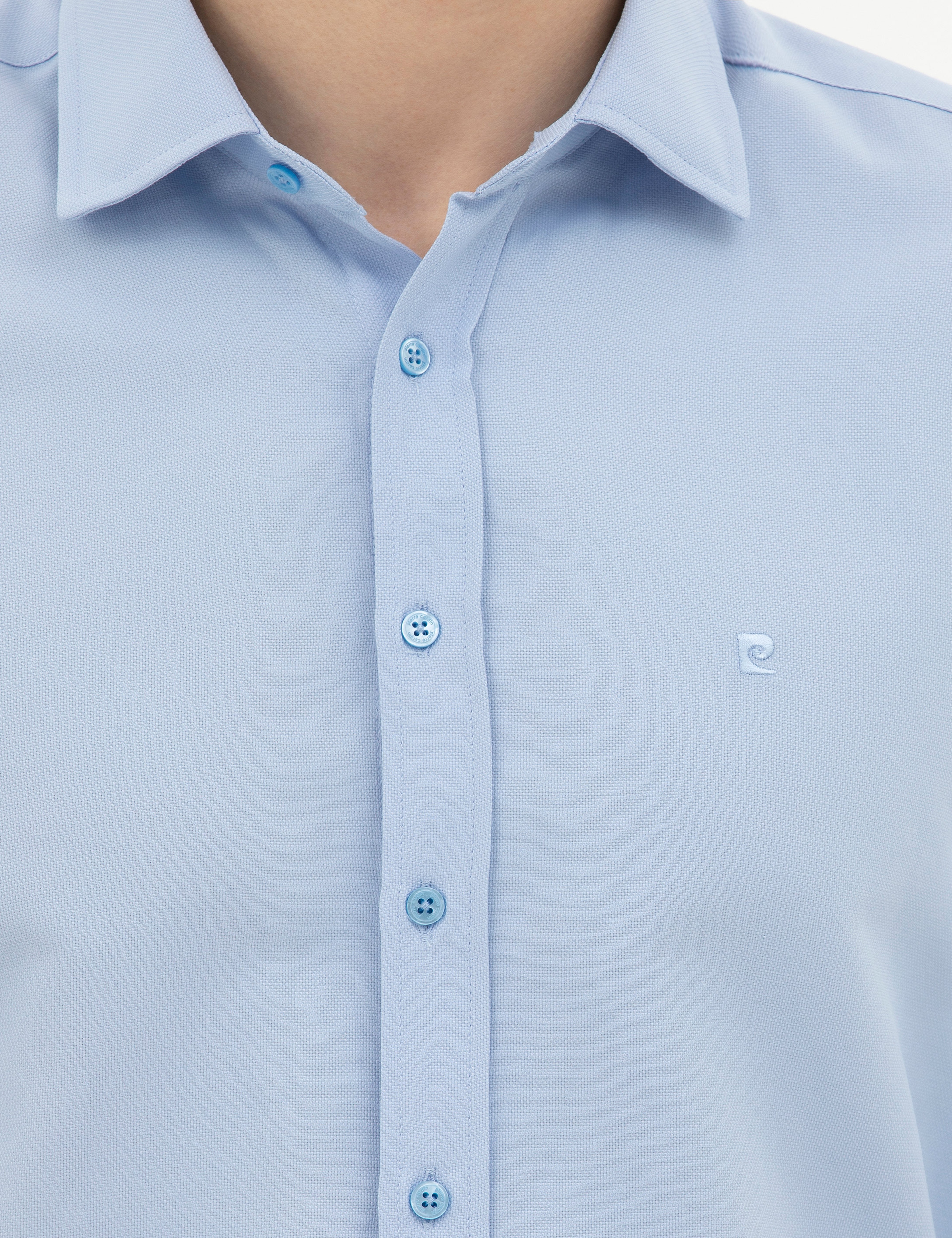 Saks Slim Fit Uzun Kollu Gömlek - Image 7