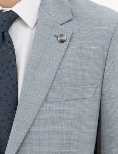 Açık Mavi Slim Fit Takım Elbise