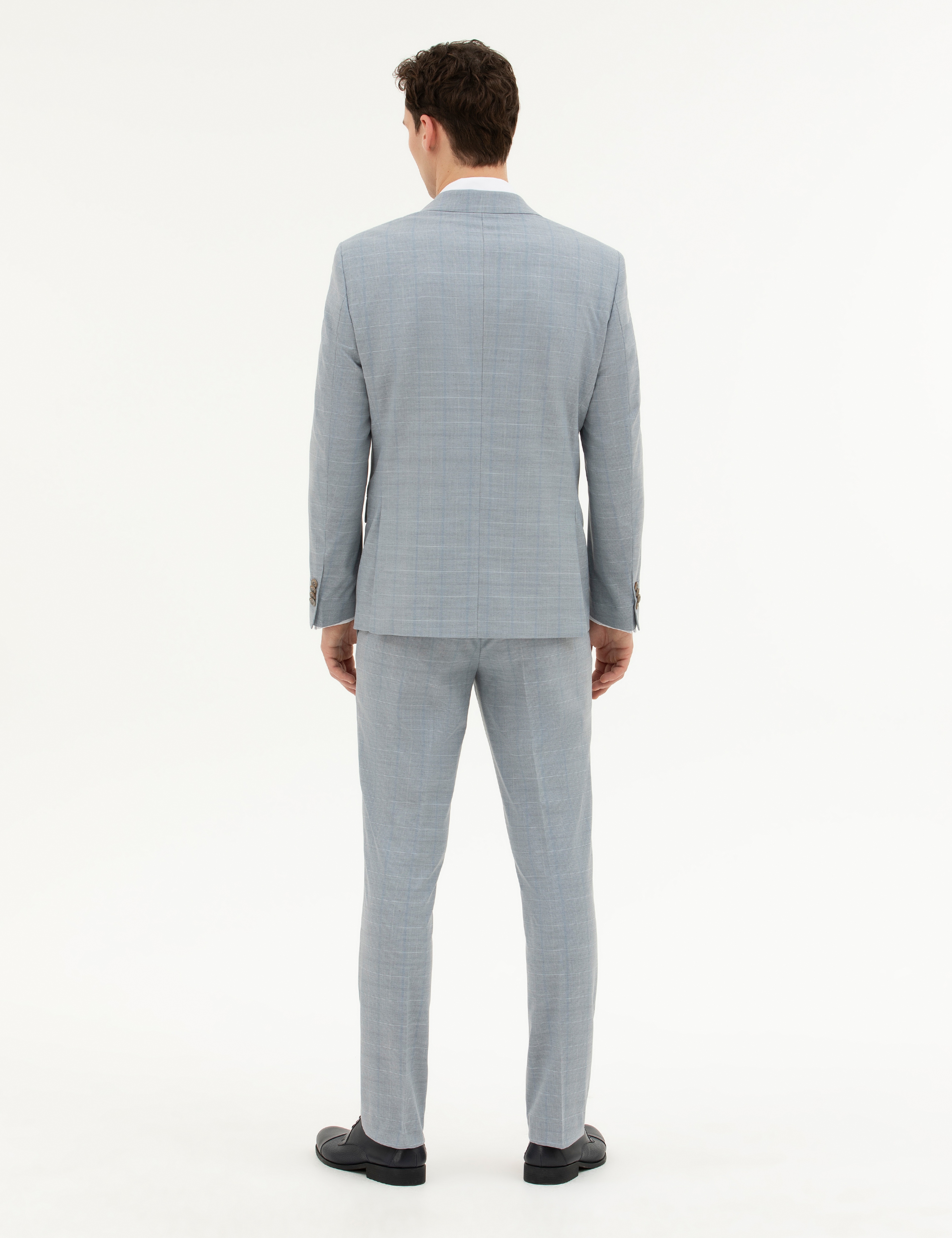 Açık Mavi Slim Fit Takım Elbise - Image 5