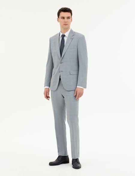 Açık Mavi Slim Fit Takım Elbise - 50285267041